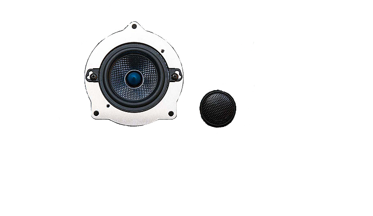 Front 3-1inch 2way speaker system